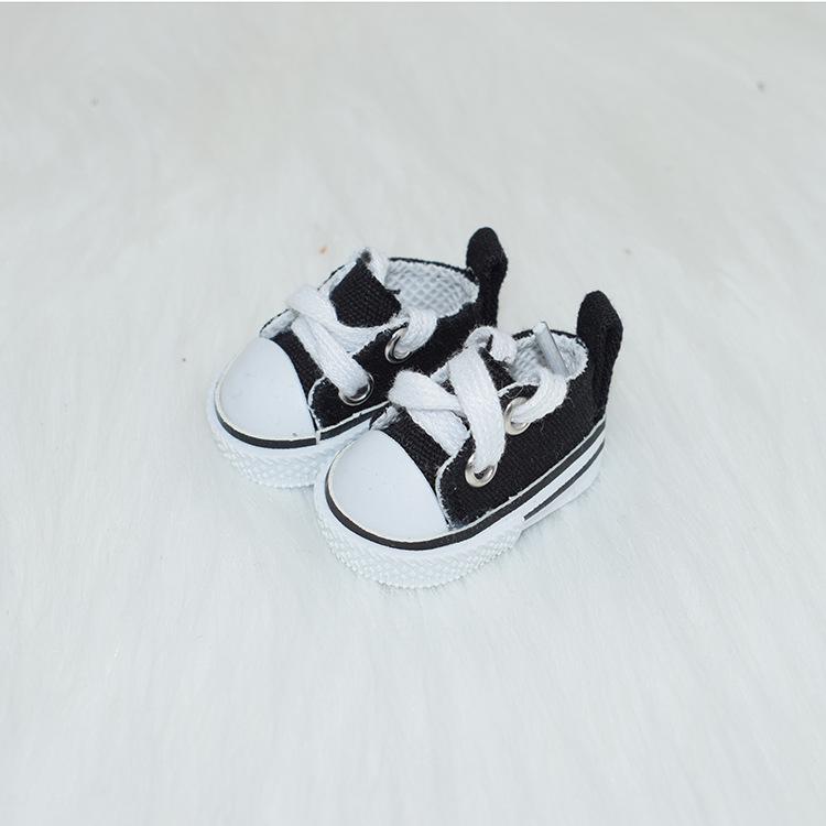 15cm Cotton Doll Shoes for BJD Dolls, 6 Points, 30cm Jointed Dolls, Dress-Up Accessories, 4.5cm Canvas Shoes