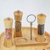 6 inch Wood Acrylic Spice Pepper Mill  Adjustable Ceramic Grinder Home Kitchen Tools Cooking