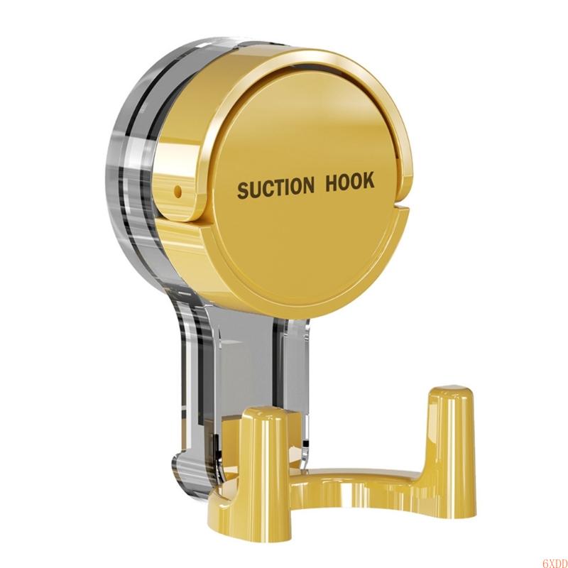 

6XDD Многофункциональный настенный крючок Прочная клейкая основа Принадлежности для ванной и кухни жёлтый