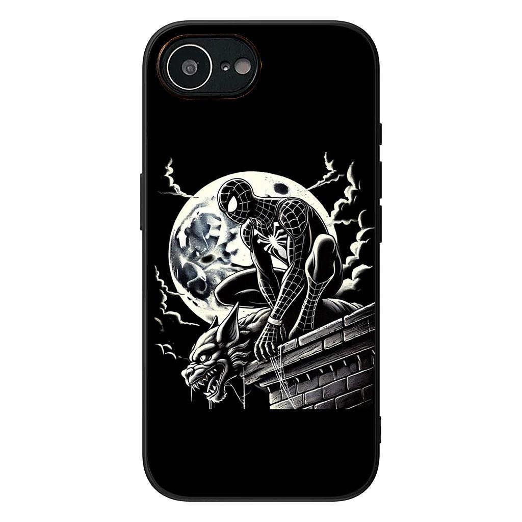 Spiderman Marvel Spider Man Casing Phone Cover for Apple iPhone 16 15 14 11 Pro Max 7 8 Plus SE2 SE3 SE 2022 2020 Case