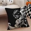 Inspirational AArnold Schwarzenegger Cushion Cover Throw Pillow Cover Hidden Button Durable Polyester Chair Cushion