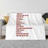 Faith In The Future Top Quality Comfortable Bed Sofa Soft Blanket Letters Lettering Music Lyrics Album 1D Walls Faith In The