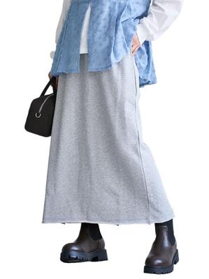 Cohen Narrow Fleece Skirt, 76706000006, 1150 LT.GRAY (11), M