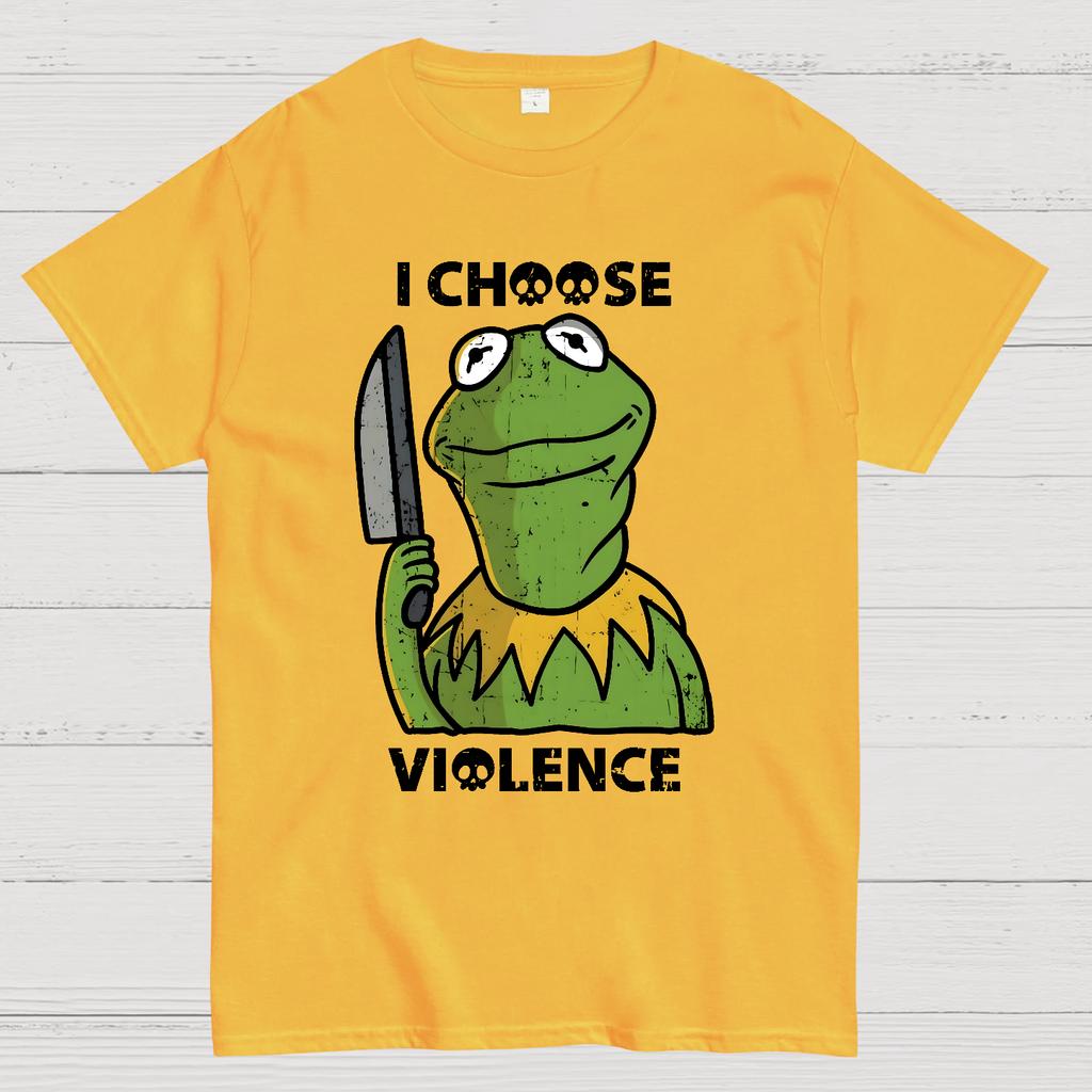 I Choose Violence Cotton Summer Casual Cool Loose T-Shirt