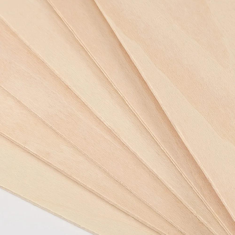 5-20Pcs Model Making Balsa Wood Sheets ,Balsa Wood Sheets Ply in Multiple Sizes & Thickness, Easy to Cut for DIY Crafts