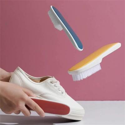 Scrub Brush Efficient Thick Texture Compact Design Sneaker Portable Soft Cleaning Brush for Home