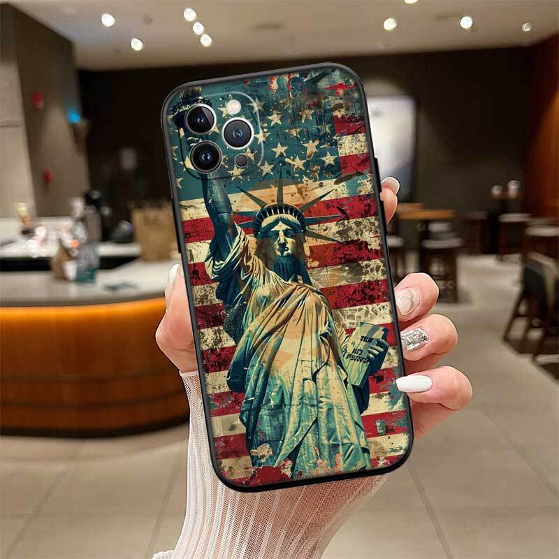Statue of Liberty Phone Case for Redmi Note 12 12S 12C 13 13C 13R 14 14S 14R 14C 11A 13X A3 A3X A4 A5 Pro Max Plus