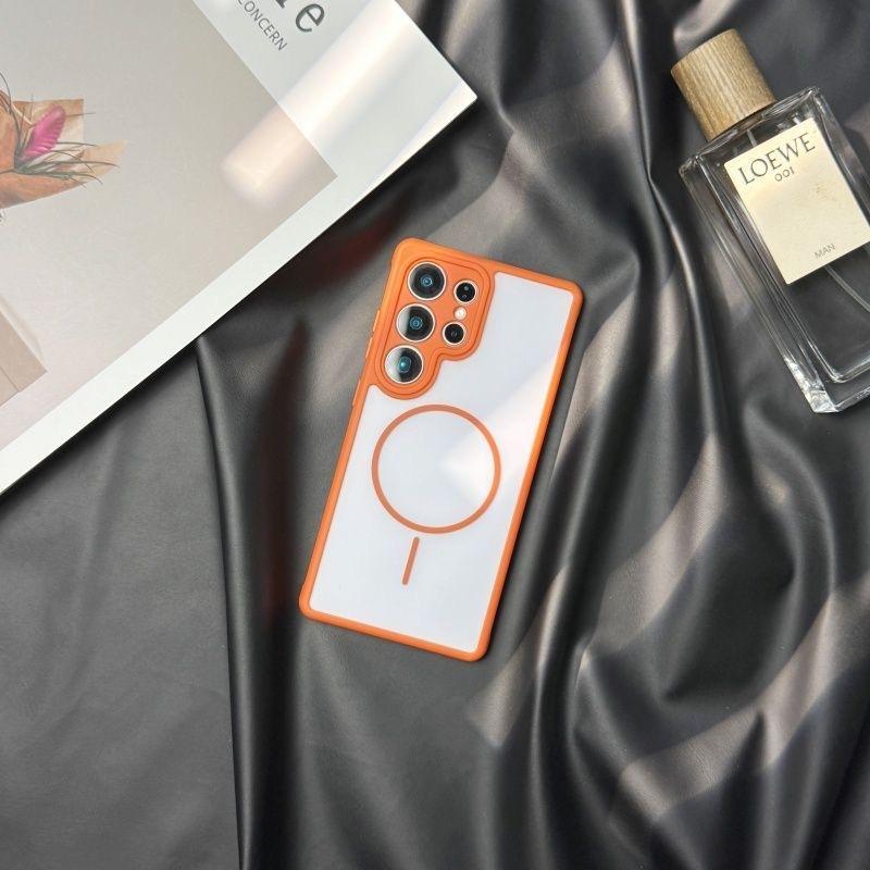 Applicable to Samsung S26ultra mobile phone case Magnetic suction S25/S23ultra protective case Anti-drop s24 premium all-inclusive