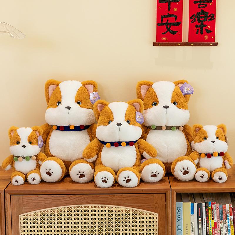 New Furball Corgi Plush Toy Cute Puppy Doll Doll Cute Doll Birthday Gift