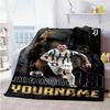Juventus Personalized Name Blanket Throw Customizable Blanket Soft & Cozy Great for Living Room Office Chair Sofa Picnics for All Occasions