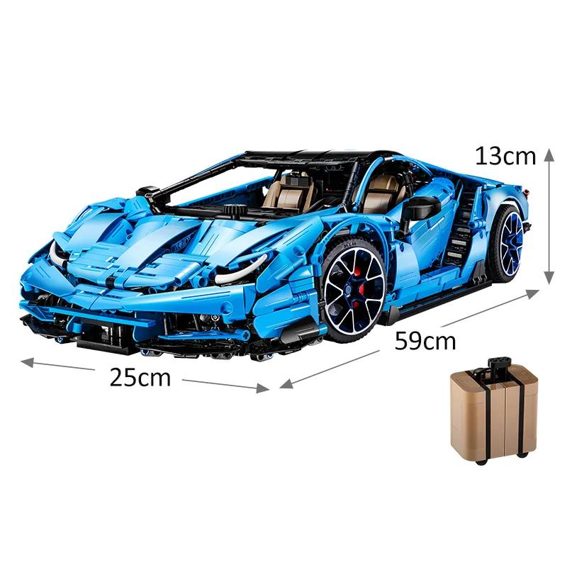 Cada3789 Italian Centennial 1:8 Supercar Model Building Blocks Toys Birthday Christmas Gift