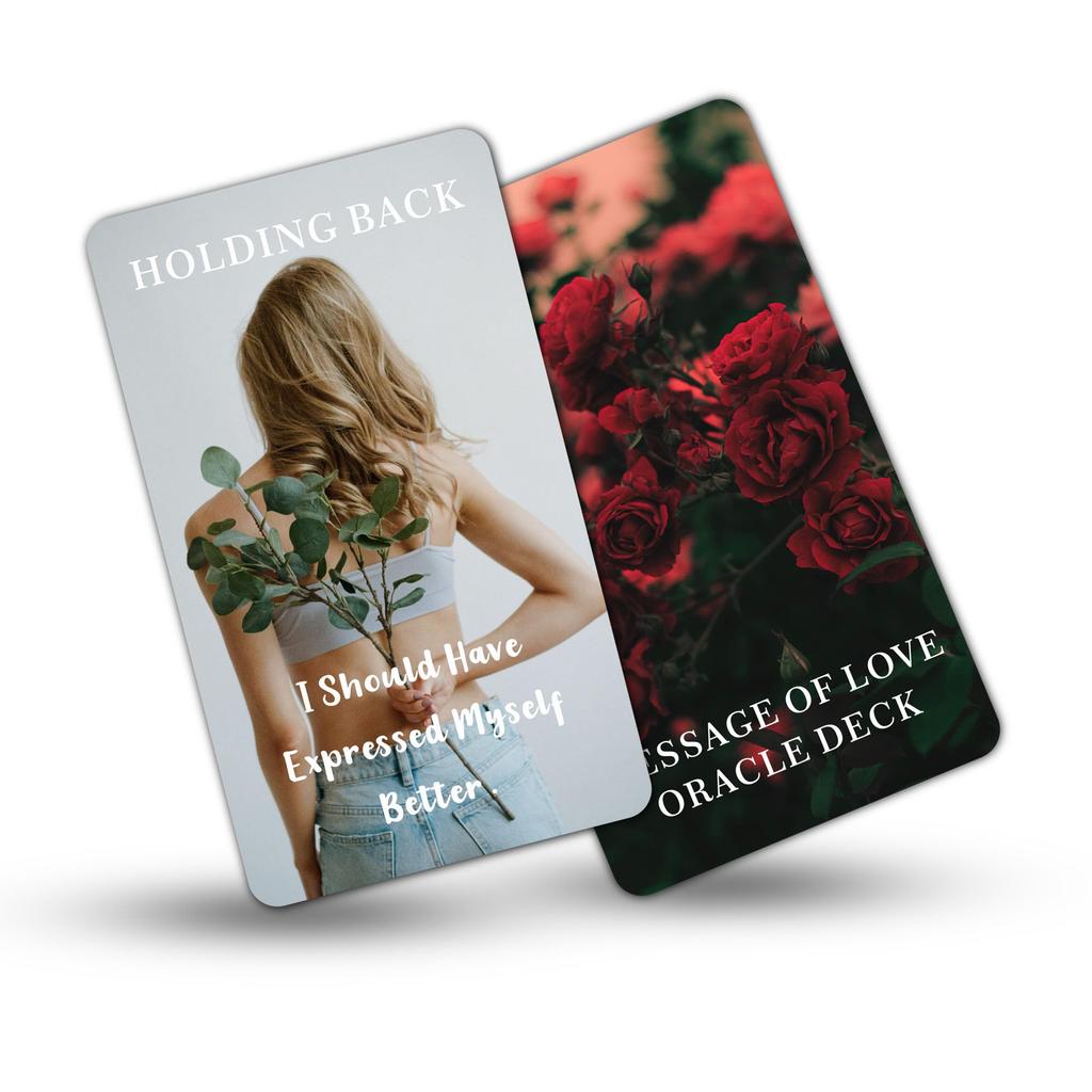 DPEHAKMK Love Message Oracle Cards Oracle Cards Love Romance Twin Flame Soulmate Message Beginner's
