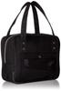 Canvas Mail Boston Bag with Horseshoe Lock Not Red 9L 25 Cm Black [Sanei] (SS) (Padlock Included) 0.5kg BTSS-U-01