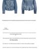 VEROMODA Women's Ruffled Denim Short Jacket