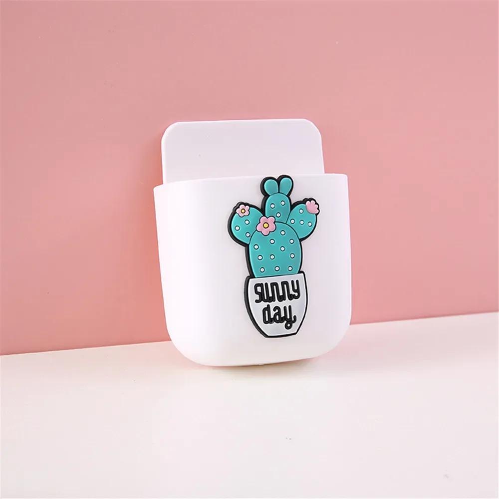 Stationery Organizer Desk Wall Mounted Storage Box Cute Pen Holder Bedroom Washroom Organizer Box School Stationery Supplies