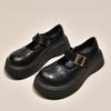 Fashion and lightweight platform small leather shoes for women to wear new single shoes, spring and autumn retro Mary Jane shoes