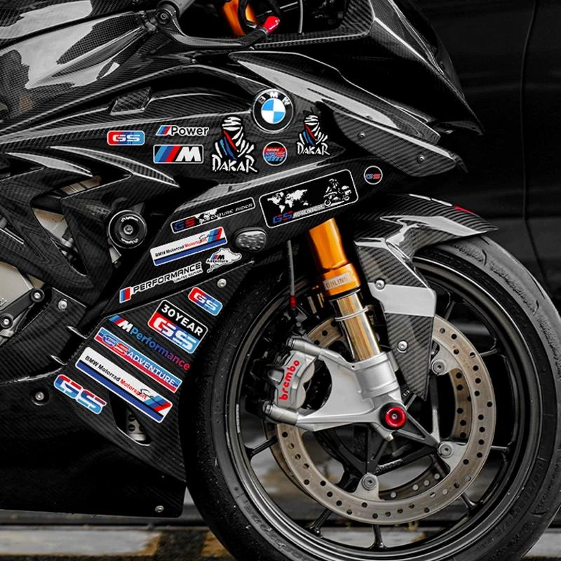 Applicable to BMW sticker car sticker motorcycle creative modification waterproof helmet sticker BMW logo water bird three boxes sticker