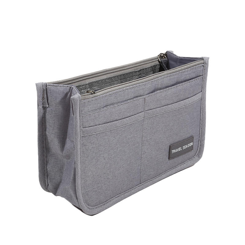 Fashion Travel Tote Bag Shaper Insert with Handles Large Capacity Purse Organizer Liner Bag Multifunctional Cosmetic Bag