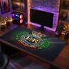 Royal Engineers A.F.C Theme Pattern Mouse Pad, Soccer Logo Design XXL Gaming Desk Mat Non-Slip Computer Mouse Pad