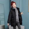 Women's Winter Mid-Length Bestseller Down Cotton Jacket - Free Shipping, Loose Fit, Thickened Padded Outerwear, Stylish Year-End Fashion.