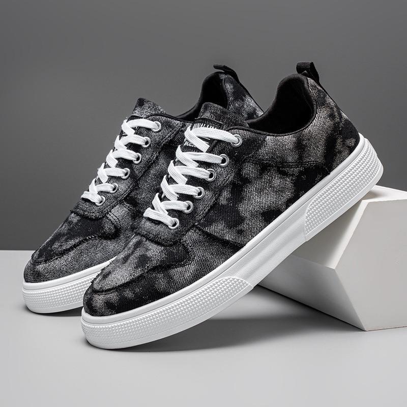 Fashion Youth Vintage Canvas Shoes for Men Summer Designer Breathable Board Shoes Casual Flats Shoes Korean Trend Man Sneakers Masculino