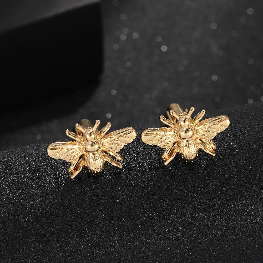 Proud to Bee Collection Cufflinks Ancient Silver Gold Colors Insect Gemelos For Man Boys Shirt Suit Jewelry Accessories