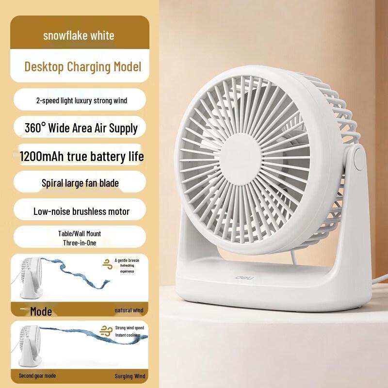Deli Portable USB Desk Fan