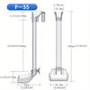 1PC  Acrylic Small Fish Feeding Aquarium Feeder Tube Set Transparent Fish Tank Shrimp Food Feeding Accessories