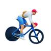 1/64 Cyclist Collectible Figure for Micro Landscape Setup