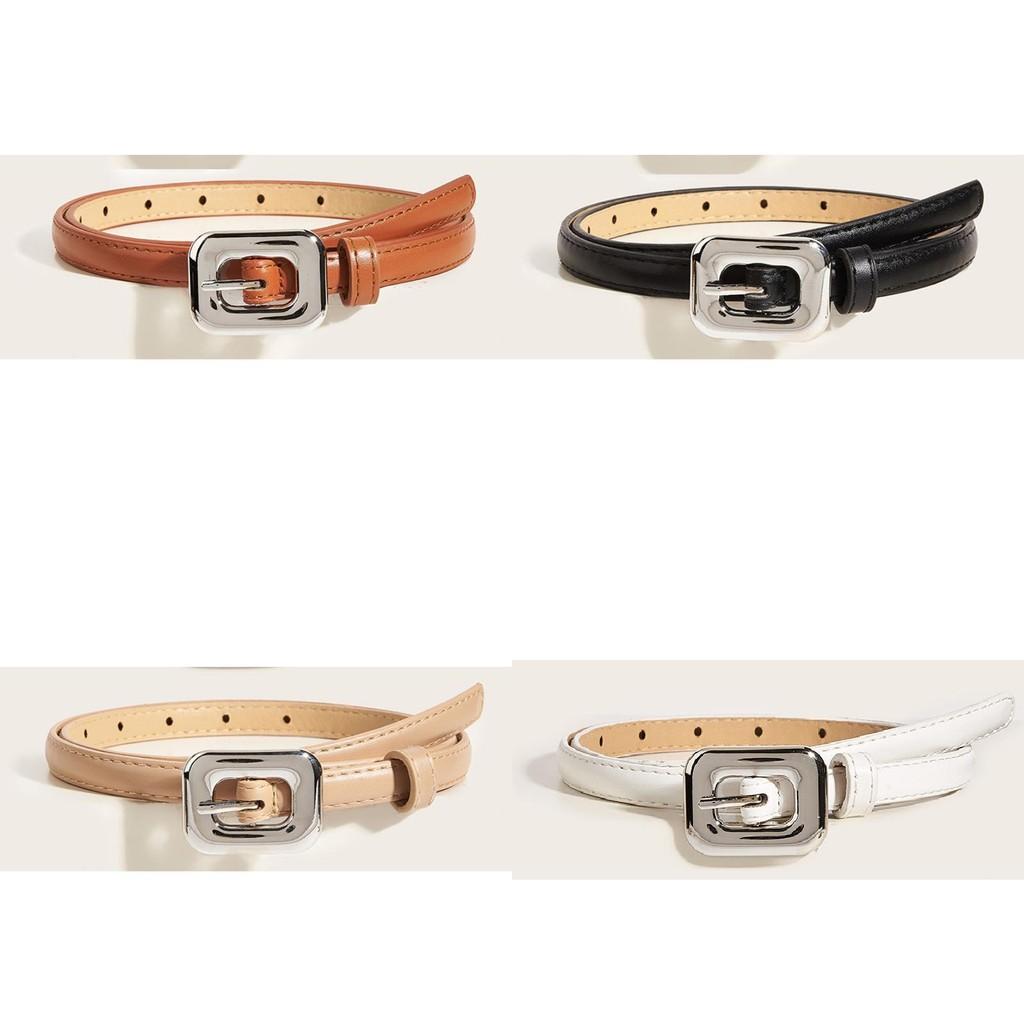Pu Fashion Womens Leather Belt With Alloy Buckle For Casual Office Wear Fashion