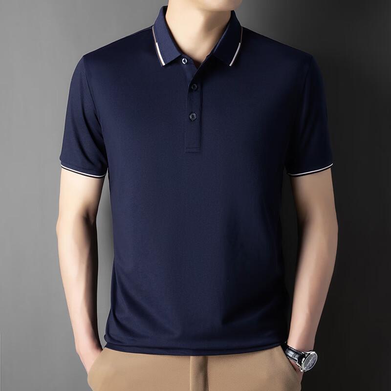 ROMON Men's Short Sleeve Polo Shirt