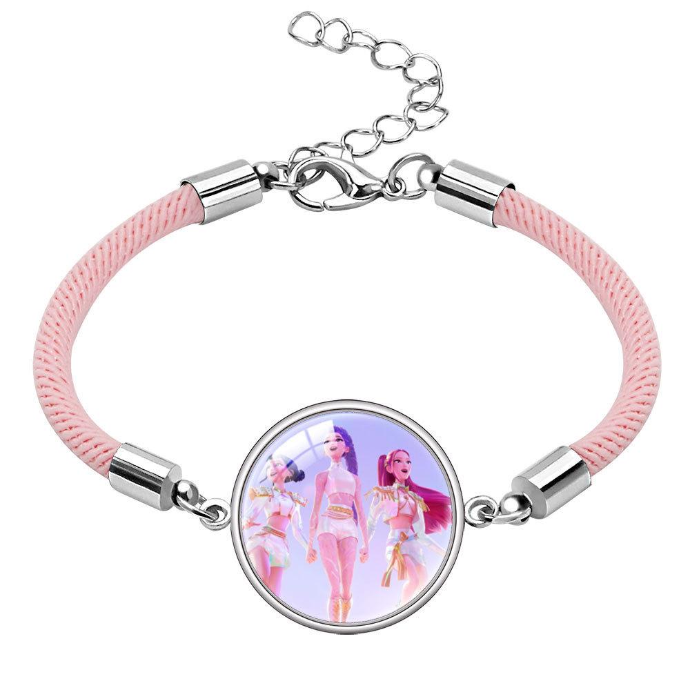 Rumi Zoey Mira Gem Bracelet Cartoon Multi-Color Rope Hand Jewelry