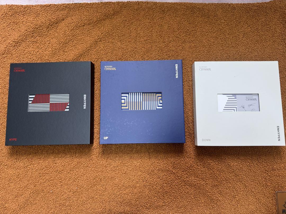 

[USED] ENHYPEN BORDER: CARNIVAL 3-piece set