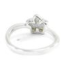 Silver Ring 'Flora' White