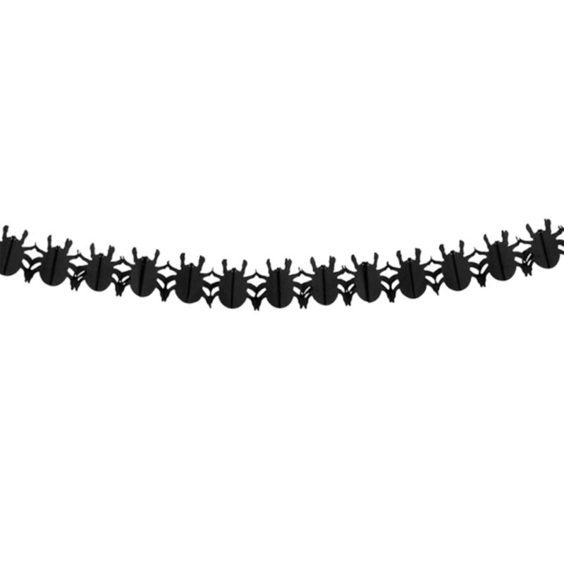 

Праздничные бумажные гирлянды на Хэллоуин, реквизит, тыквы/пауки, баннеры, флаги, украшения для вечеринок ручной работы