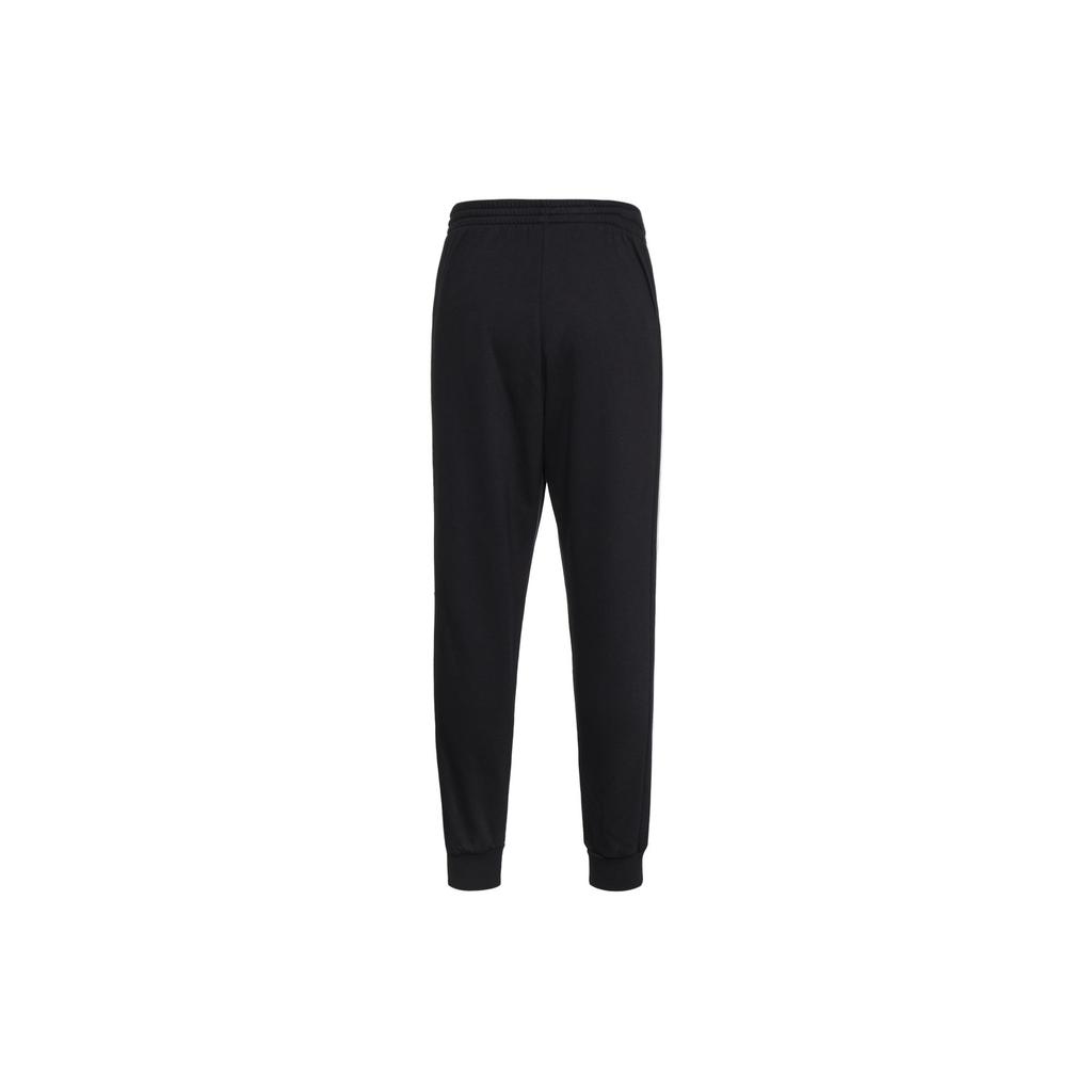 adidas Thermal Windproof Loose Fit Fleece Lined Casual Long Knitted Sweatpants Men's Black GD5473