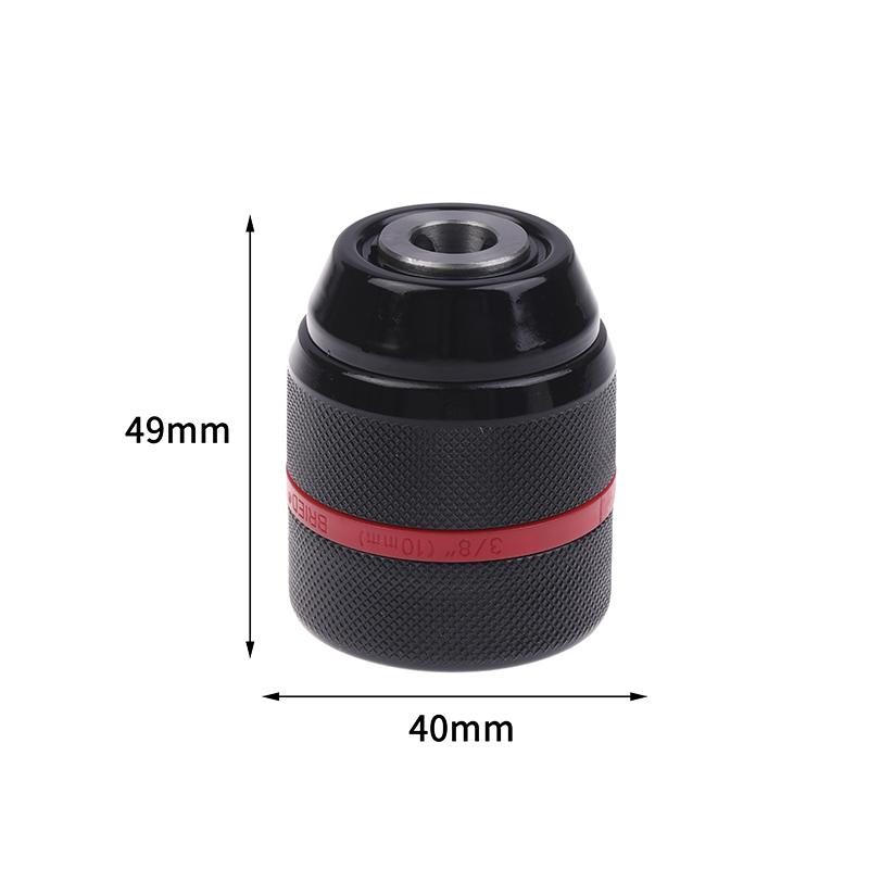 10mm and 13mm Quick Change Metal Ratchet Drill Chuck, Self-Locking, For Drill Bit Taps, Socket, and Screwdriver