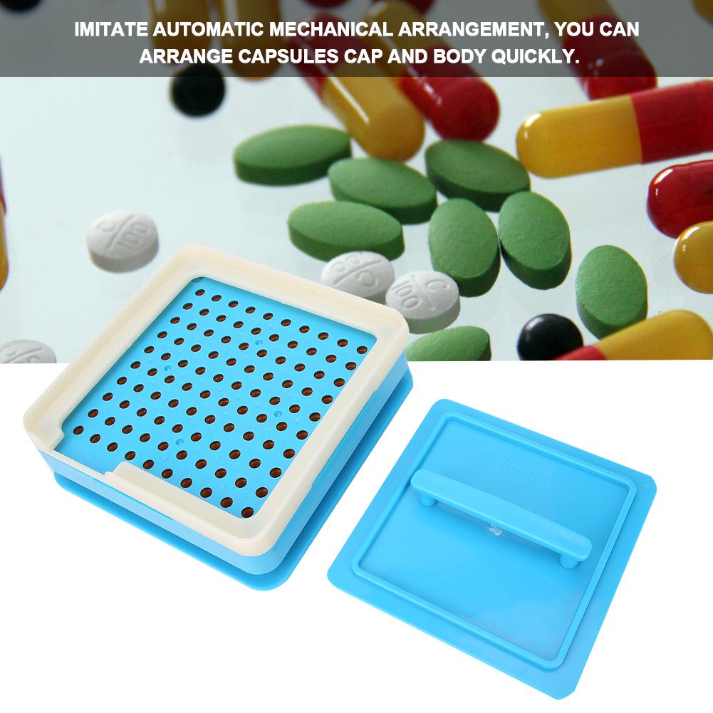 100 Holes Empty Capsule Plates Board Powder Tool Capsules Filling Machine
