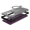For Motorola Edge 60 Pro 5G Magnetic Case Rotating Metal Kickstand Shockproof PC + TPU Phone Back Cover