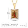 Locked Virgin Mary Necklace Pendant for Women Gift, Miraculous Medals Catholic Christian Jewelry