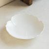 Delicate Flower-Shaped Plate, Solid Color Deep Plate, Household Ceramic Plate, Fruit Plate, Dinner Plate, Premium Vegetable Plate, Salad Plate.