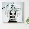 Typography Figure Art Panel 57cm x 57cm L Size Made in Japan Poster Stylish Interior Decor Living Room Interior Music Fashion Art Fabric Panel