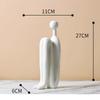 Nordic  Abstract Sculptures Figurines Ceramic Ornaments Creative Human Statues Crafts Home Decoration Accessories Sculptures
