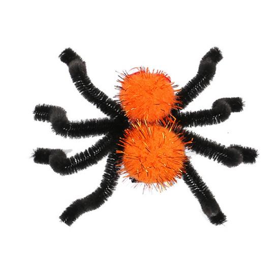 Halloween Spider Hair Clip for Kids Adults Furry Spider Hair