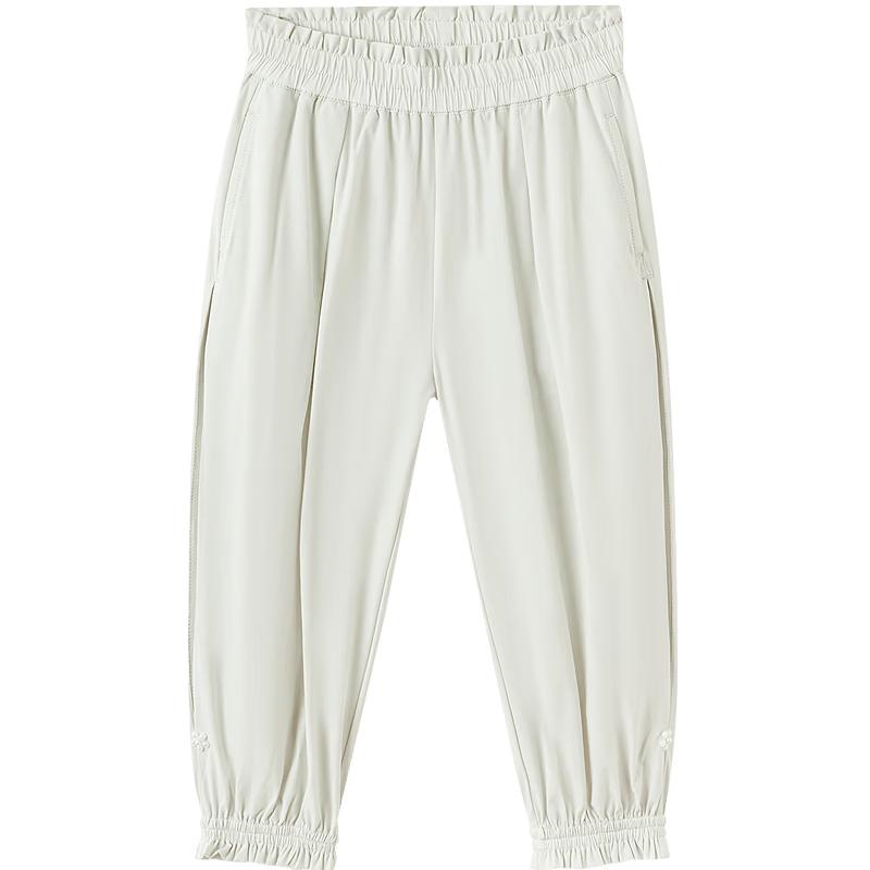 Balabala Girl s Quick-Dry Cuffed Pants 130