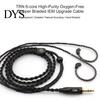 TRN 0.75mm/0.78mm/MMCX Replace Braided Wired Earphone Headphones Cable Cord Wire