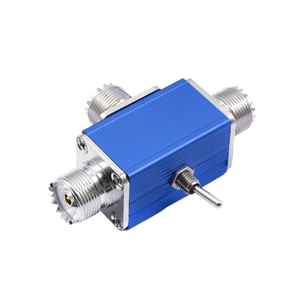 A24U 2 Way CB/HAM Antenna Coax Switch Coaxial Antenna Switch 100W 1-30Mhz Optional SO239/BNC Connector