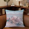 Serene Seaside Scenes  Pillow Covers Cartoon Sofa Decorative Home Double-sided Printing Short Plush Cute Cushion Cover
