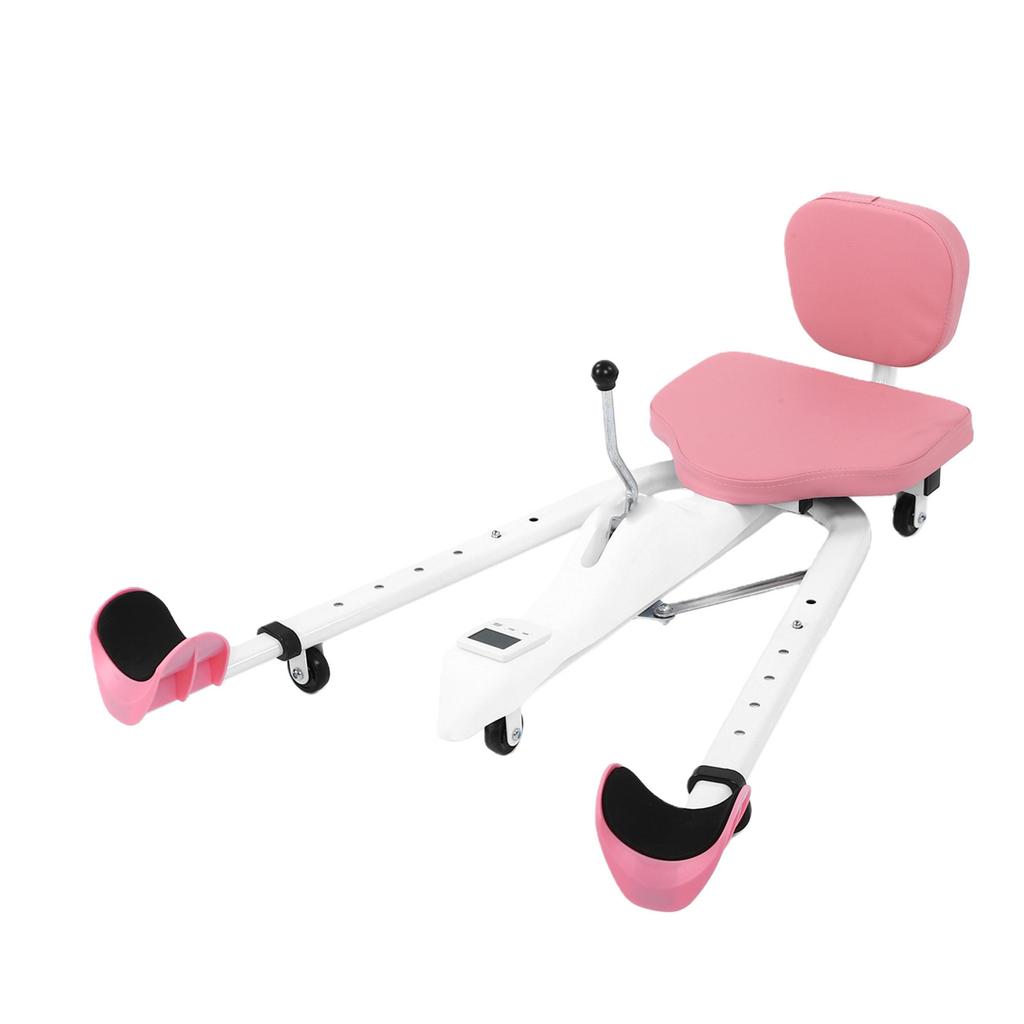 Split Machine Leg Stretcher Machine 180 degrees Expansion 330 Lbs Stretching Machine with PU Seat Back Rest Timer for Flexibility