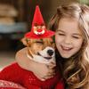 Christmas Pet Hat Funny Festive Warm Headwear Pet Festive Outfit Winter Hat For Celebration Party Winter Event Photoshoot